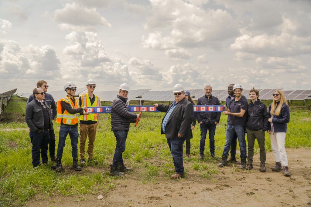 Neoen and GOLDBECK SOLAR at Fox Coulee Launch